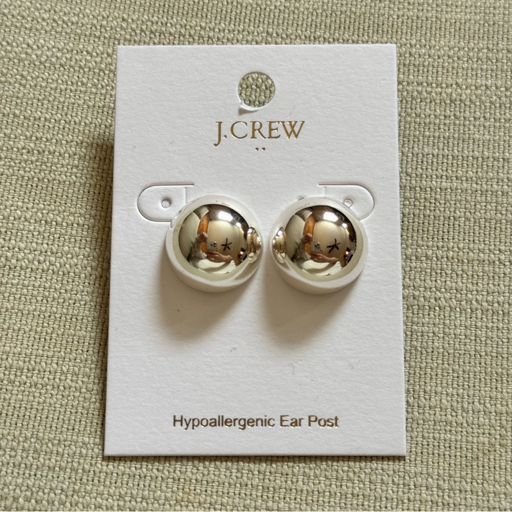 J. Crew Silver Stud Earrings